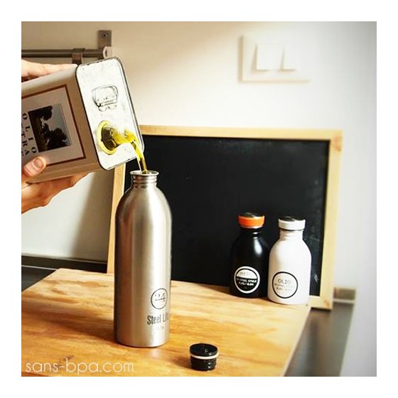 Gourde inox 500 ml Noir