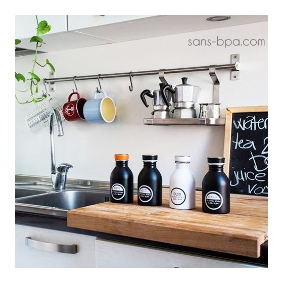 Gourde inox 500 ml Noir