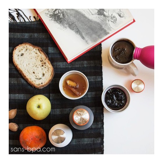 Gourde inox 500 ml Noir