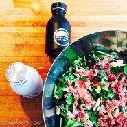 Gourde bidon verseur 250 ml - Noir