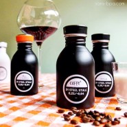 Gourde bidon verseur 250 ml - Noir