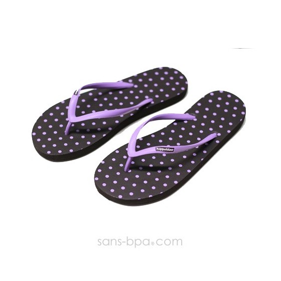 Tongs naturelles TURQUOISE