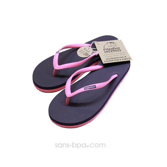 Tongs naturelles PINK PURPLE