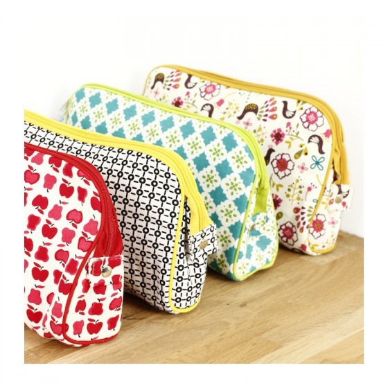 Trousse coton bio BLACK & WHITE