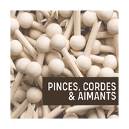 Pinces, cordes & aimants