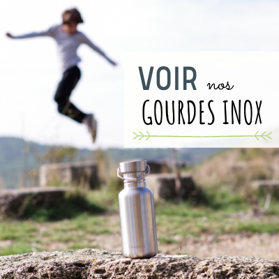 Gourdes inox légères et incassables et leurs accessoires