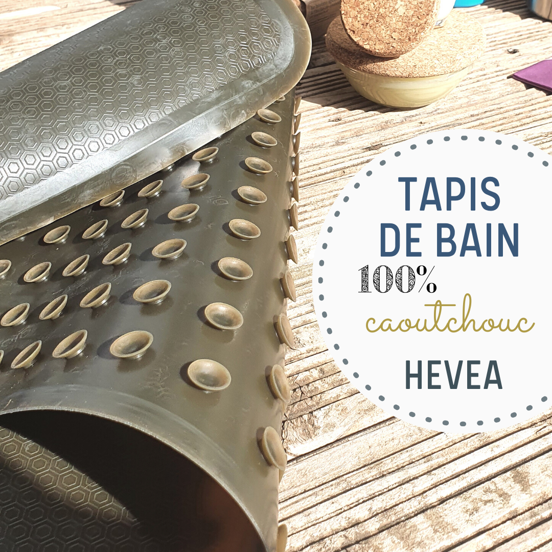 tapis de bain hevea planet