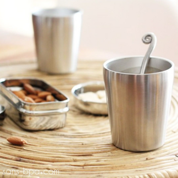 mug tasse chope inox sans bpa plastique
