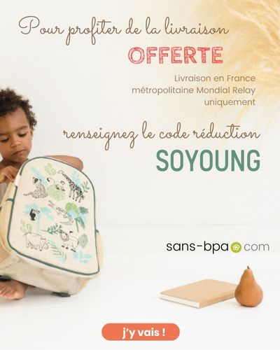 cartable crèche maternelle école bio sans plastique écologique SO YOUNG
